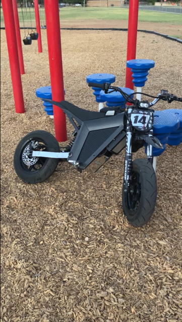 12" Kenda Curve Supermoto Wheelset