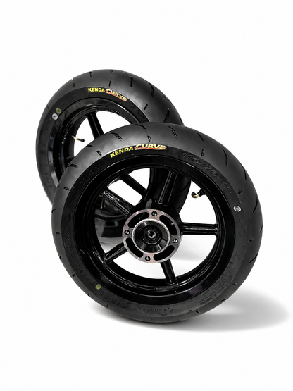 12" Kenda Curve Supermoto Wheelset