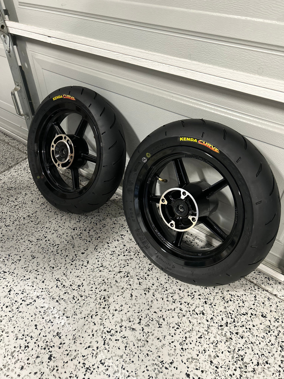 12" Kenda Curve Supermoto Wheelset